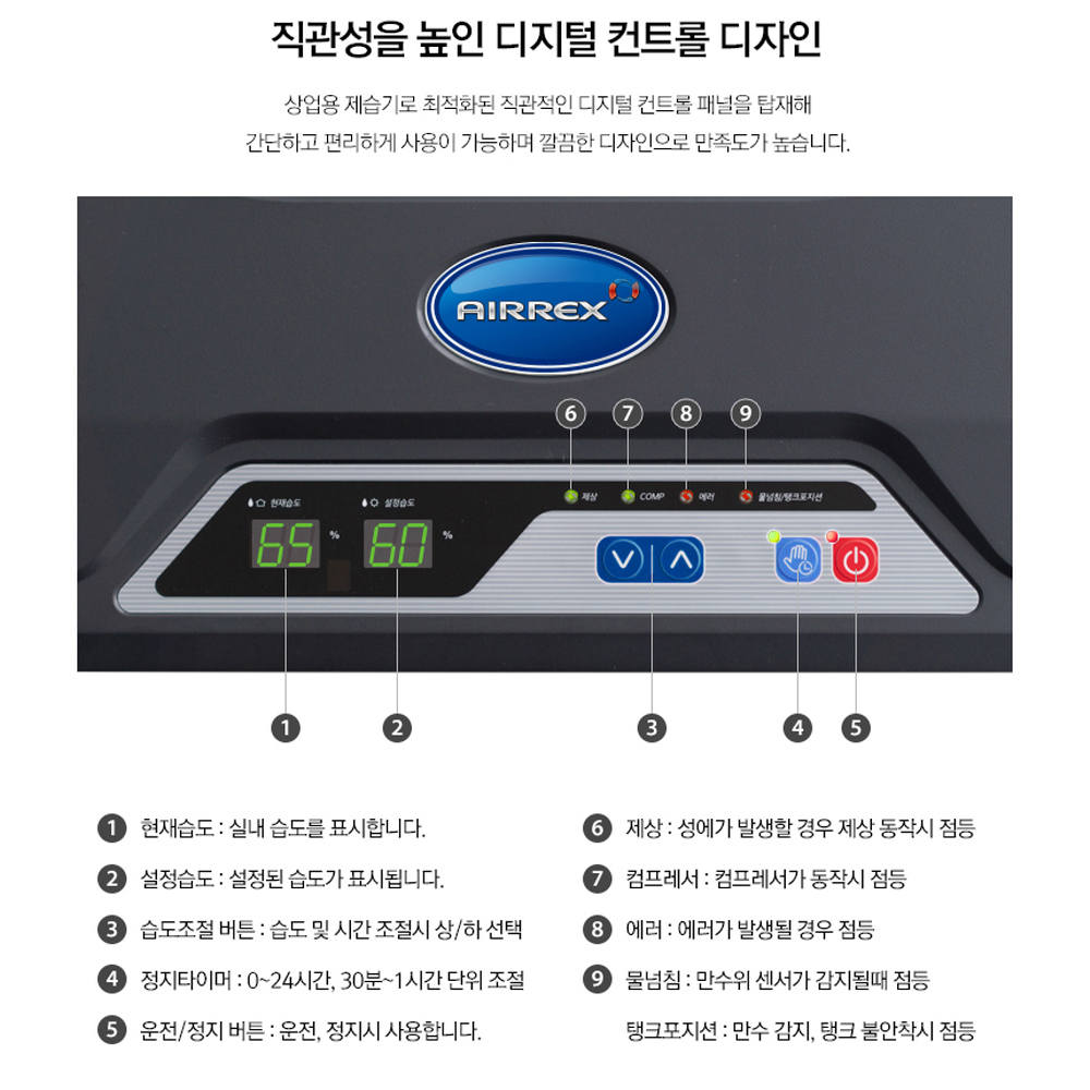 ADH-700T(50평형,85L/일,물탱크형)